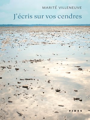 cover image of J'écris sur vos cendres